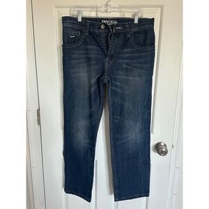 ENYCE a SEAN COMBS CO Women's Jeans Size 34 Blue Denim Straight Leg Cotton